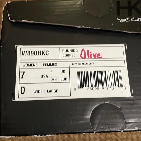 New balance HK heidi klum w890hkc size 7 womens running shoes - Picture 5 of 6